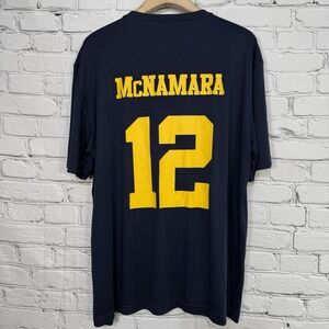 Michigan Wolverines Cade McNamara #12 Valiant Brand Jersey‎ Shirt 2XL NIL